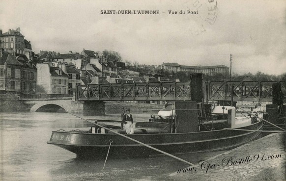 Saint-Ouen- l'Aumône - Vue du Pont en 1910