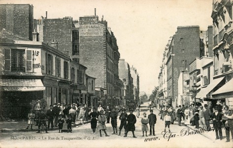 Carte Postale Ancienne Paris E La Rue De Tocqueville Dhier