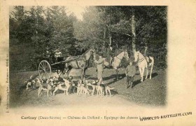 chasse à courre Cartes Postales Anciennes