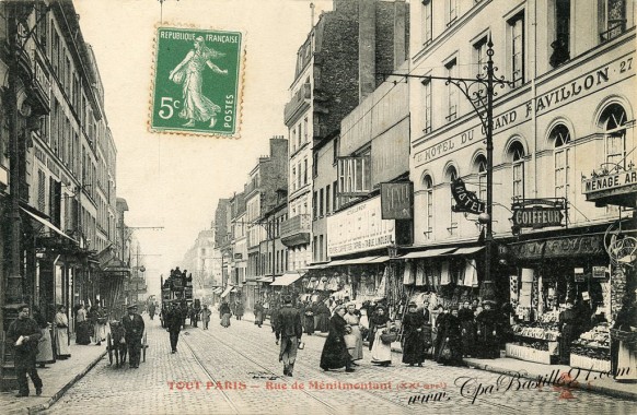 Carte postale Tout Paris – Rue de Ménilmontant | Cartes Postales Anciennes